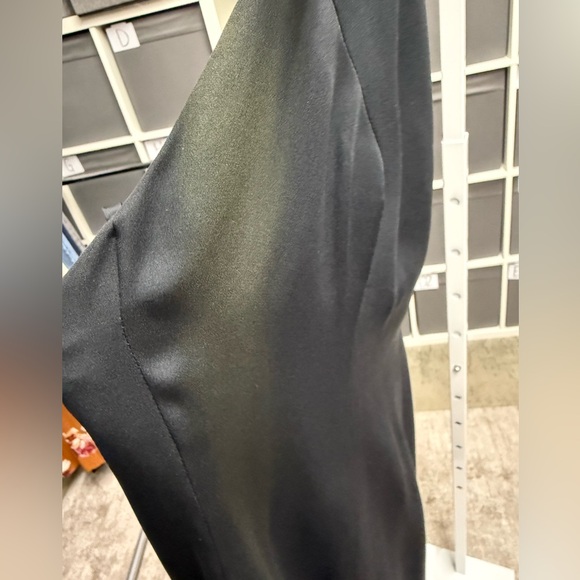 Niteline Bella Roufogali Silk Beaded Strap Black Sleeveless Mini Dress - Picture 7 of 11